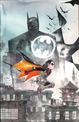 Batman and Robin #17 (Cover C - Dustin Nguyen Card Stock Variant)