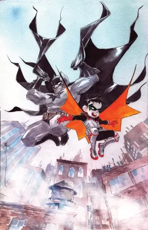 Batman and Robin #6 (Cover D - Inc 1:25 Dustin Nguyen Card Stock Variant)