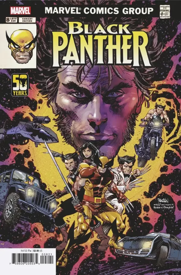 Black Panther #8 (Panosian Wolverine Wolverine Wolverine Variant)