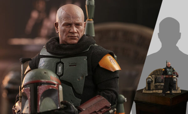 Boba Fett (Repaint Armor - Special Edition) and Throne Star Wars Sixth Scale Figure Set