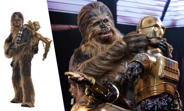 Chewbacca™ with Disassembled C-3PO™ Star Wars Sixth Scale Figure