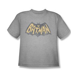 Classic Batman Shirt Kids Show Logo Athletic Heather T-Shirt