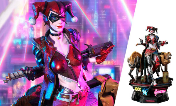 Cyberpunk Harley Quinn (Deluxe Bonus Version) DC Comics Quarter Scale Statue