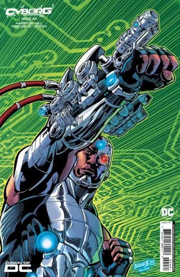 Cyborg #4 (of 6) (Cover C - Inc 1:25 Darryl Banks Card Stock Variant)