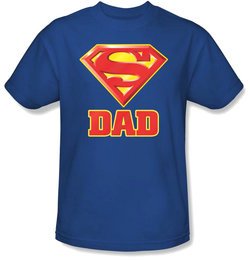 Dad T-shirt - Super Dad Superman Logo Father Adult Tee