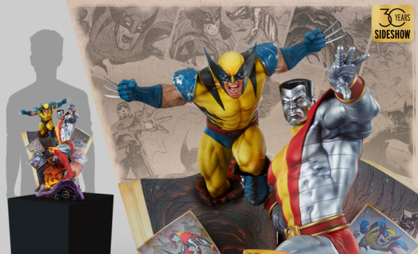 Fastball Special: Colossus and Wolverine Marvel Statues