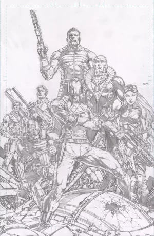 GI Joe #1 (Cover M - Inc 1:500 David Finch B &W Variant)