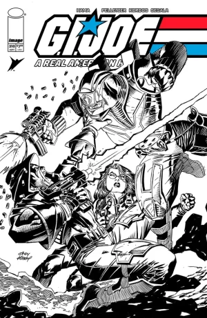 GI Joe a Real American Hero #310 (Cover B - Andy Kubert B&W Variant)