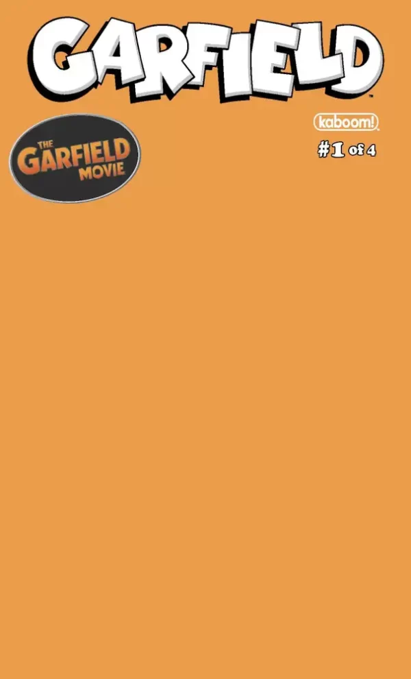 Garfield #1 (of 4) (Cover D - Blank Sketch Orange Variant)