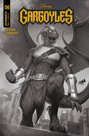 Gargoyles #6 (Cover H - 10 Copy Nakayama B&W Variant)