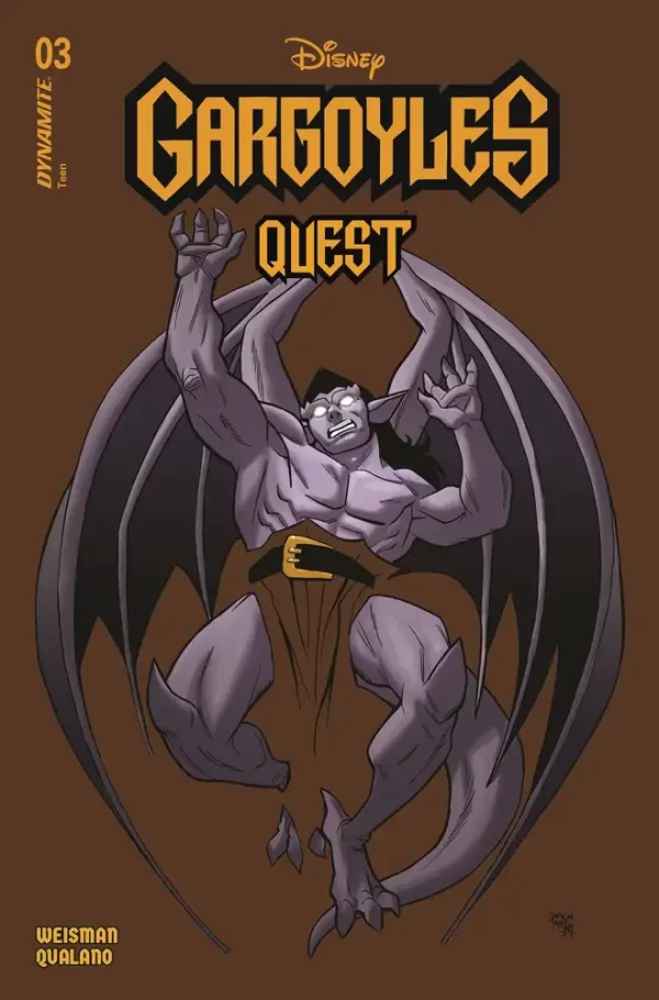 Gargoyles Quest #3 (Cover C - Moss Color Bleed)