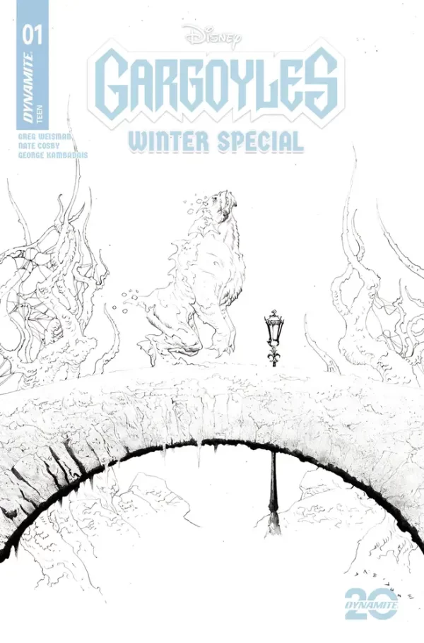 Gargoyles Winter Special #1 (Cover E - (Retailer 10 Copy Incentive Variant) Lee Line Art)