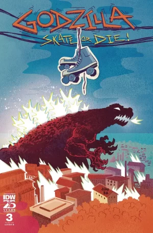 Godzilla Skate or Die #3 (Cover B - Ba)