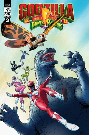 Godzilla vs Mighty Morphin Power Rangers II #3 (Cover C - 10 Copy Gorham)