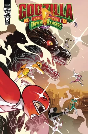 Godzilla vs Mighty Morphin Power Rangers II #5 (Cover A - Rivas)