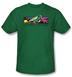 Green Lantern Kids T-shirt Cosmos Youth Kelly Green Tee