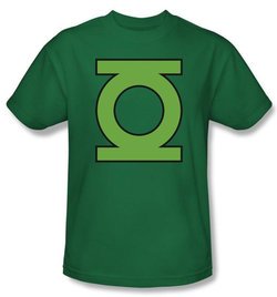 Green Lantern Kids T-shirt Gl Emblem Youth Kelly Green Tee