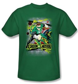 Green Lantern Kids T-shirt Space Sector 2814 Youth Kelly Green Tee