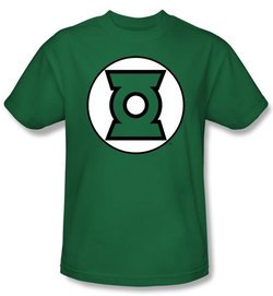 Green Lantern Logo Kids T-shirt - Youth Kelly Green Tee