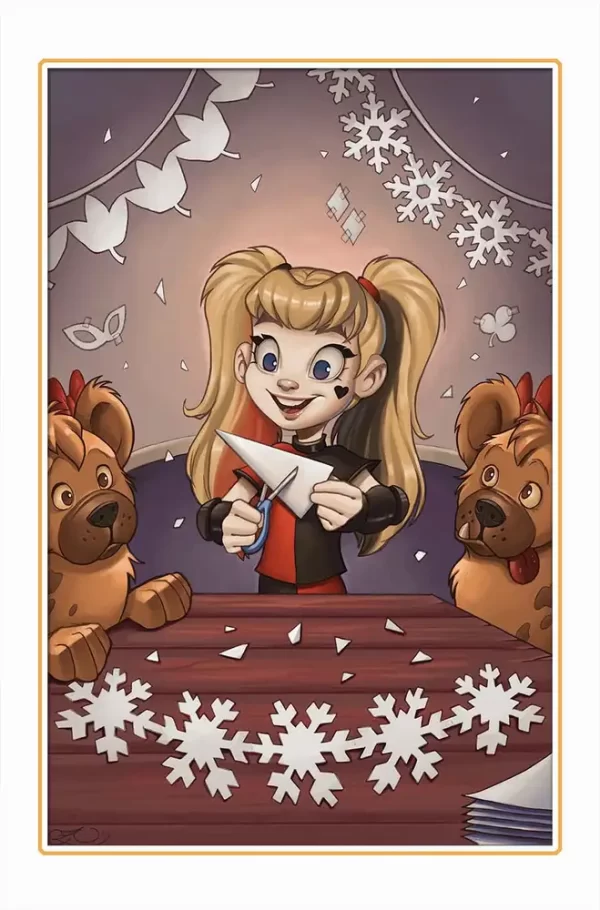 Harley Quinn #46 (Cover D - Chrissie Zullo DC Winter Wonderland Card Stock Variant)