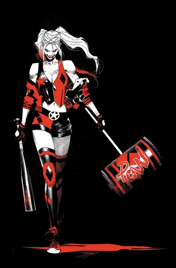 Harley Quinn Black White Red TPB