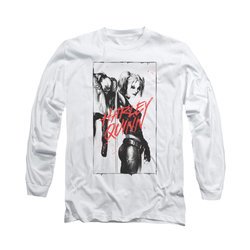 Harley Quinn Shirt Inked Long Sleeve White Tee T-Shirt