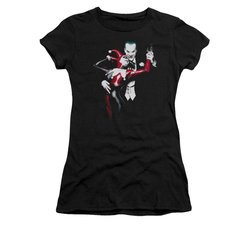 Harley Quinn Shirt Juniors Harley And The Joker Black T-Shirt