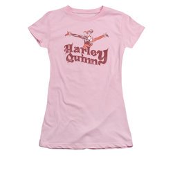 Harley Quinn Shirt Juniors Hop Pink T-Shirt