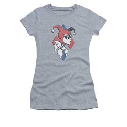 Harley Quinn Shirt Juniors Profile Athletic Heather T-Shirt