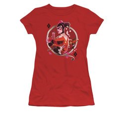 Harley Quinn Shirt Juniors Q Red T-Shirt