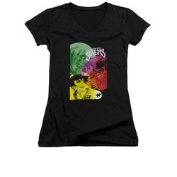 Harley Quinn Shirt Juniors V Neck Gotham Sirens Black T-Shirt