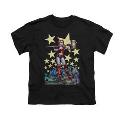 Harley Quinn Shirt Kids Hammer Time Black T-Shirt