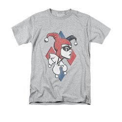 Harley Quinn Shirt Profile Athletic Heather T-Shirt