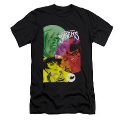 Harley Quinn Shirt Slim Fit Gotham Sirens Black T-Shirt