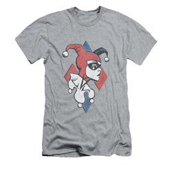 Harley Quinn Shirt Slim Fit Profile Athletic Heather T-Shirt