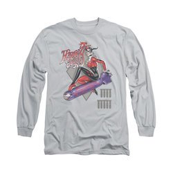 Harley Quinn Shirt The Bomb Long Sleeve Silver Tee T-Shirt