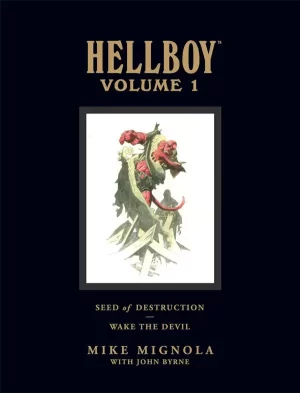 Hellboy Library Edition Volume 1: Seed of Destruction and Wake the Devil HC