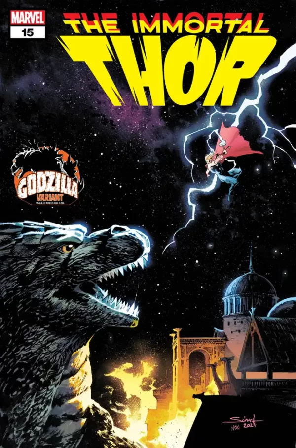 Immortal Thor #15 (Jonas Scharf Godzilla Variant)