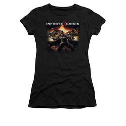 Infinite Crisis Shirt Juniors Batman Black T-Shirt