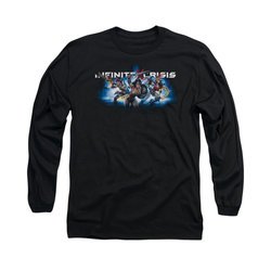 Infinite Crisis Shirt Wonder Woman Long Sleeve Black Tee T-Shirt