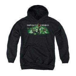 Infinite Crisis Youth Hoodie Green Lantern Black Kids Hoody