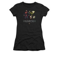 Injustice Gods Among Us Shirt Juniors Supermans Revenge Black T-Shirt