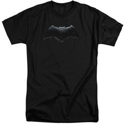 Justice League Movie Shirt Batman Logo Black Tall T-Shirt