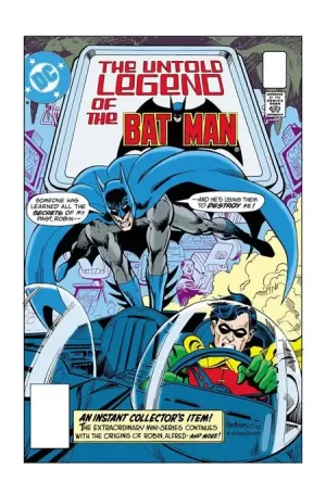 Limited Edition the Untold Legend of the Batman #1 (Cover A - Jose Luis Garcia-Lopez & Dick Giordano)