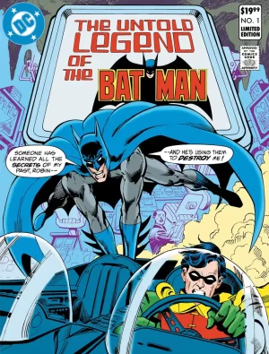 Limited Edition the Untold Legend of the Batman #1 (Cover B - Jose Luis Garcia-Lopez & Dick Giordano Foil Variant)