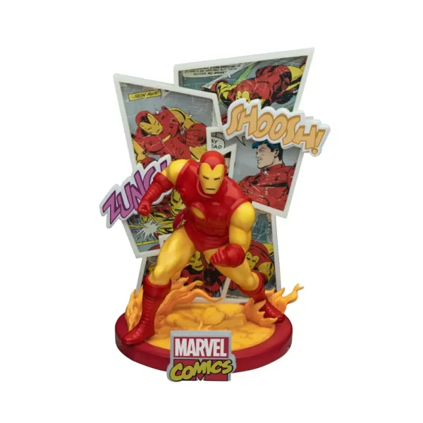 Marvel 60th Ds-085 Iron Man D-Stage Ser 6in Previews Exclusive Statue