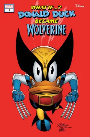 Marvel Disney What if Donald Duck Became Wolverine #1 Var