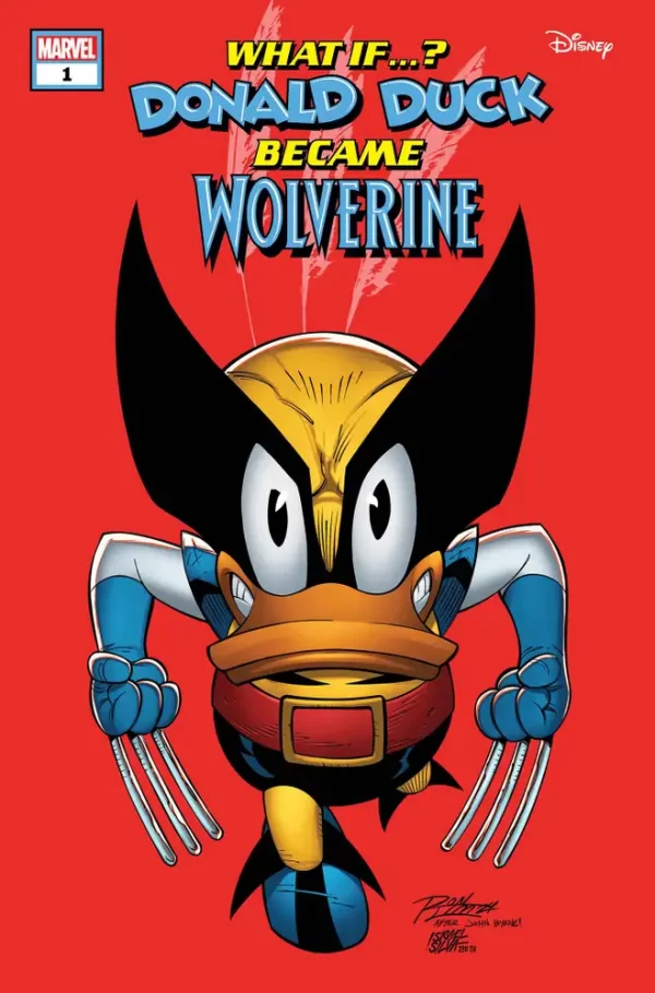 Marvel Disney What if Donald Duck Became Wolverine #1 Var