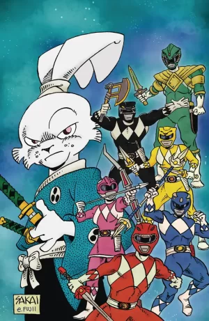 Mighty Morphin Power Rangers Usagi Yojimbo #1 (Cover E - Foil Variant)