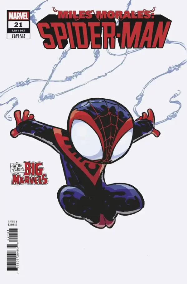 Miles Morales Spider-Man #21 (Young Big Marvel Variant)